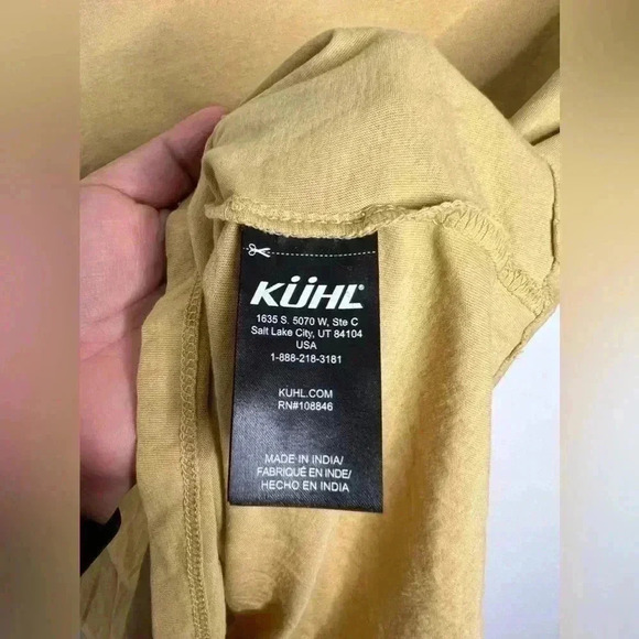 Kuhl Arabella Scoop Short Sleeve Tee Size Medium 100% organic - Picture 4 of 7